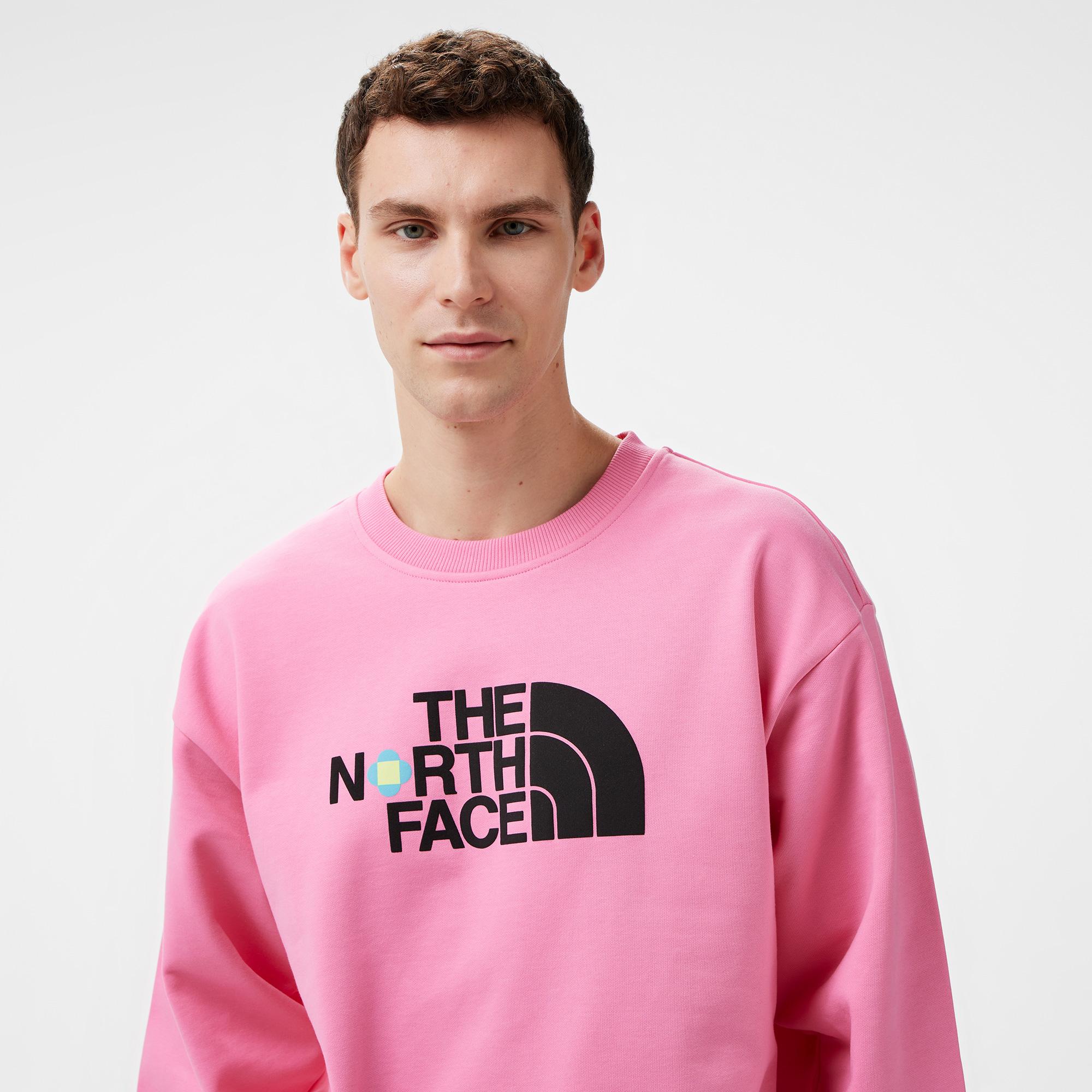 The North Face Yinka Ilori Crew Erkek Pembe Sweatshirt