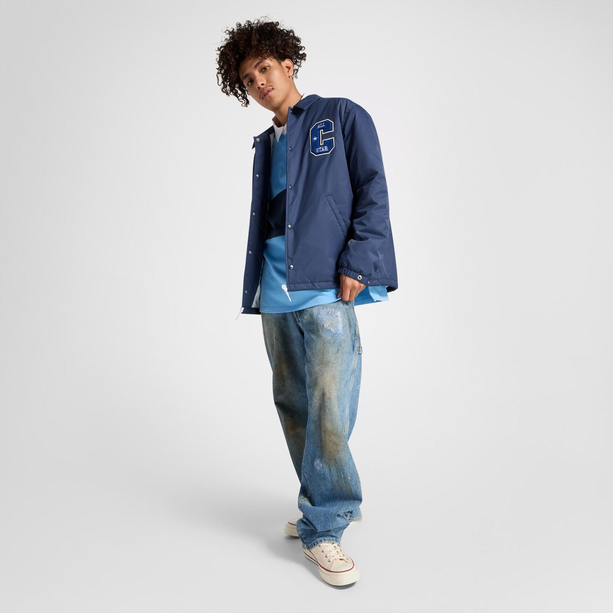 Converse Erkek Lacivert Yağmurluk