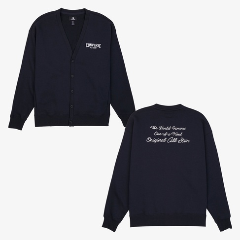  Converse Erkek Baskılı Siyah Hırka