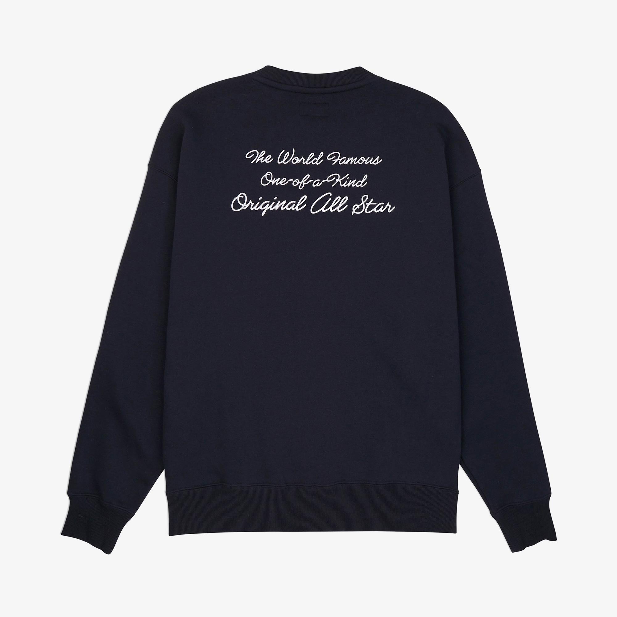 Converse Erkek Baskılı Siyah Hırka