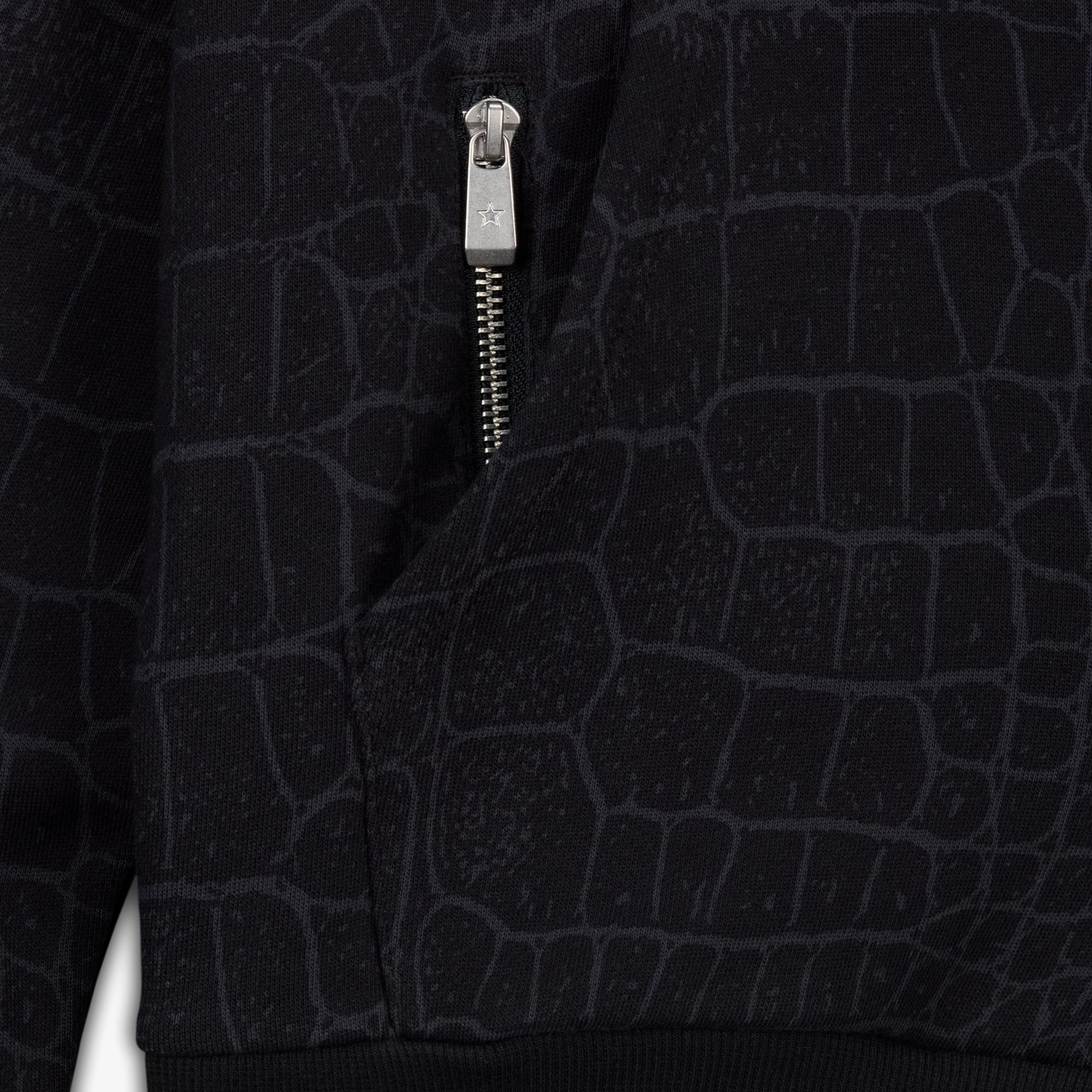 Converse Kadın Desenli Siyah Hoodie