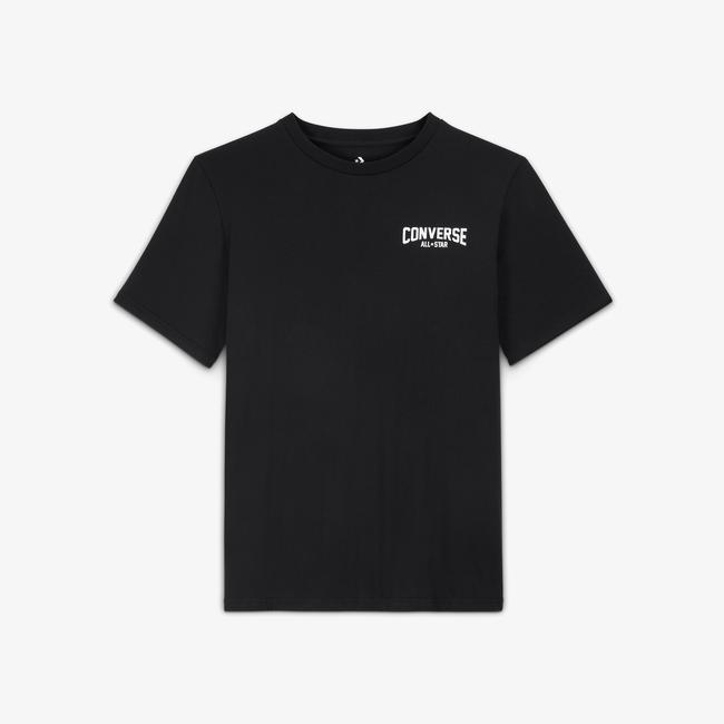  Converse Erkek Baskılı Siyah T-Shirt