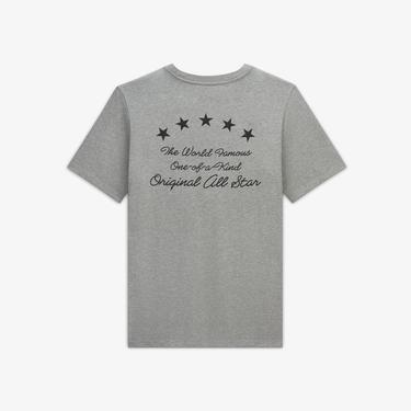 Converse Erkek Baskılı Gri T-Shirt