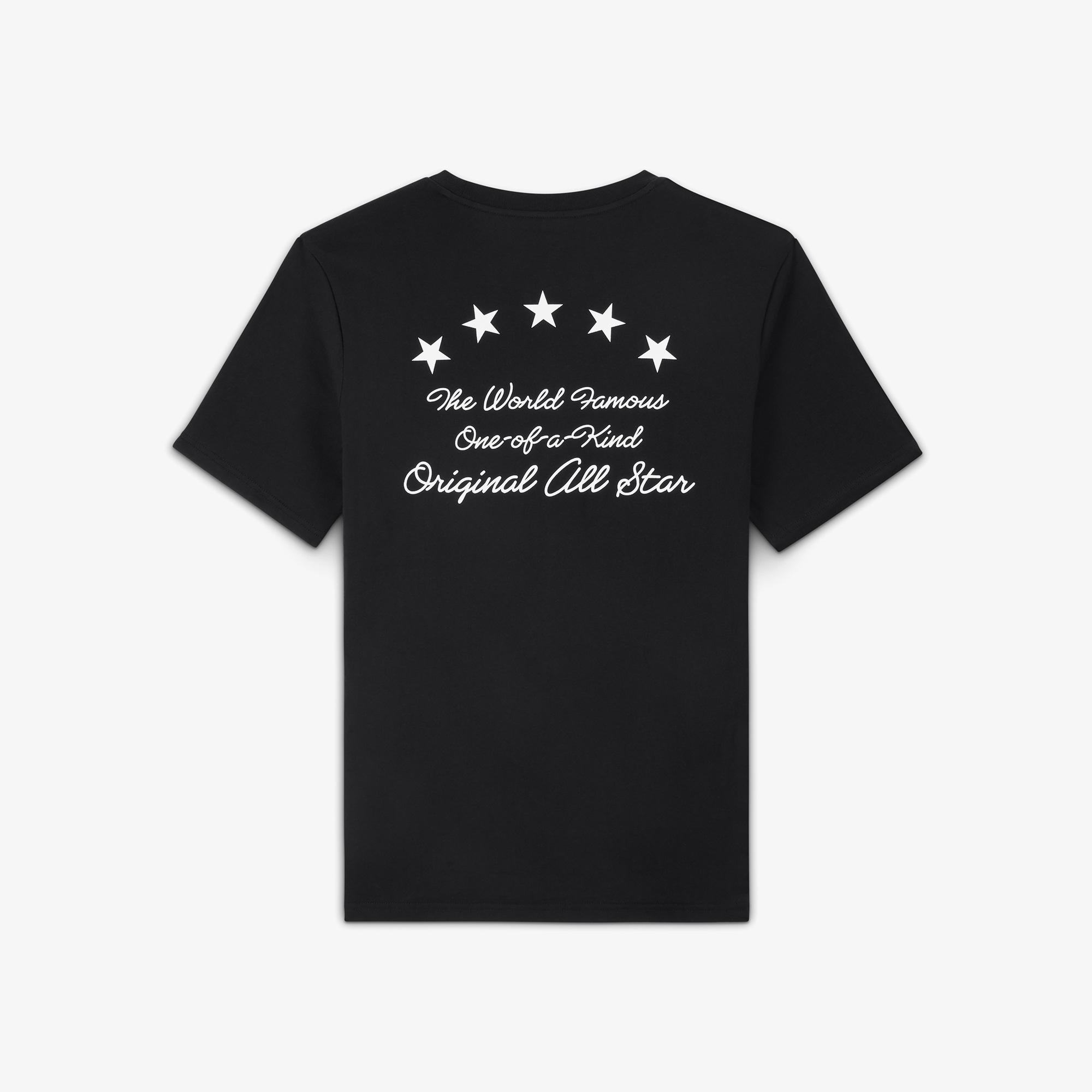 Converse Erkek Baskılı Siyah T-Shirt