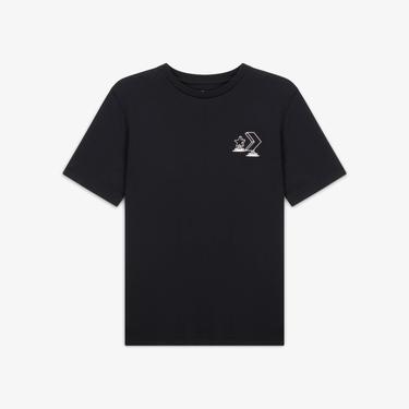  Converse Erkek Grafik Baskılı Siyah T-Shirt