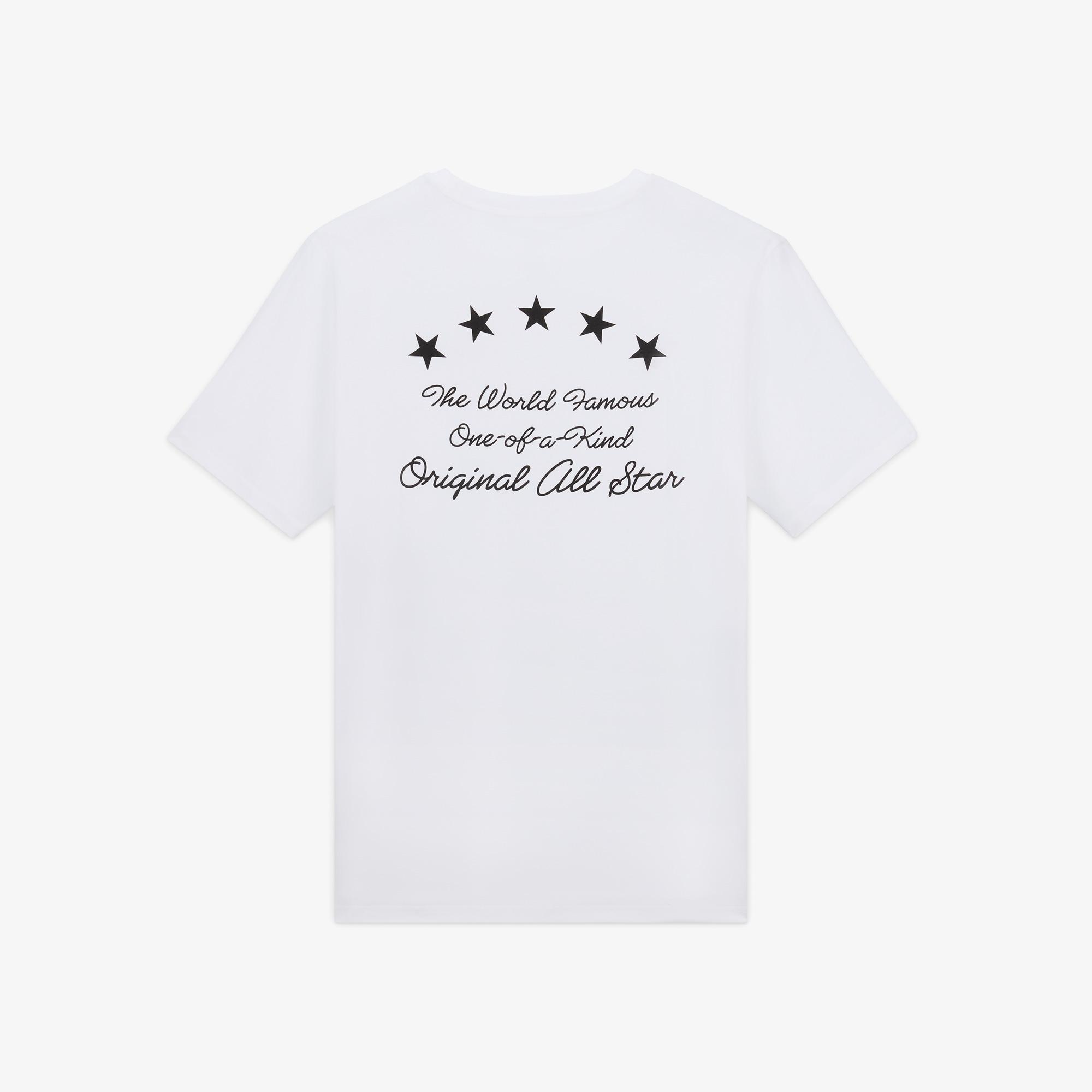 Converse Erkek Baskılı Beyaz T-Shirt