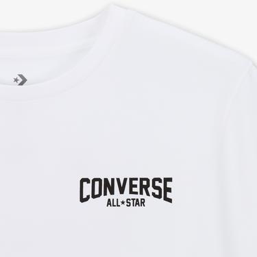 Converse Erkek Baskılı Beyaz T-Shirt
