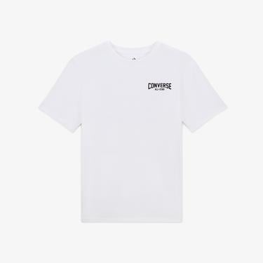  Converse Erkek Baskılı Beyaz T-Shirt