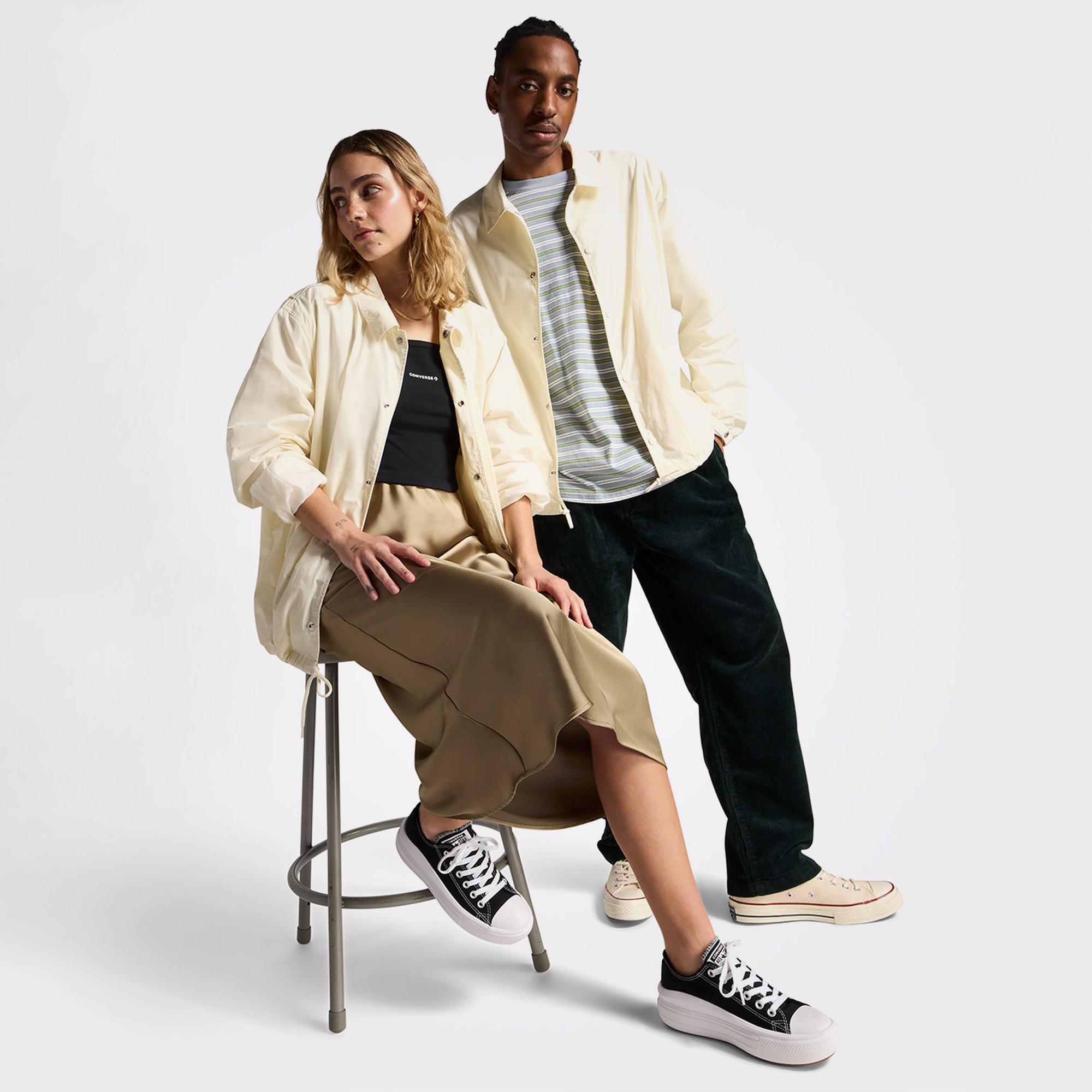 Converse Go-To Unisex Krem Yağmurluk