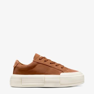  Converse Cruise Unisex Kahverengi Süet Platform Sneaker
