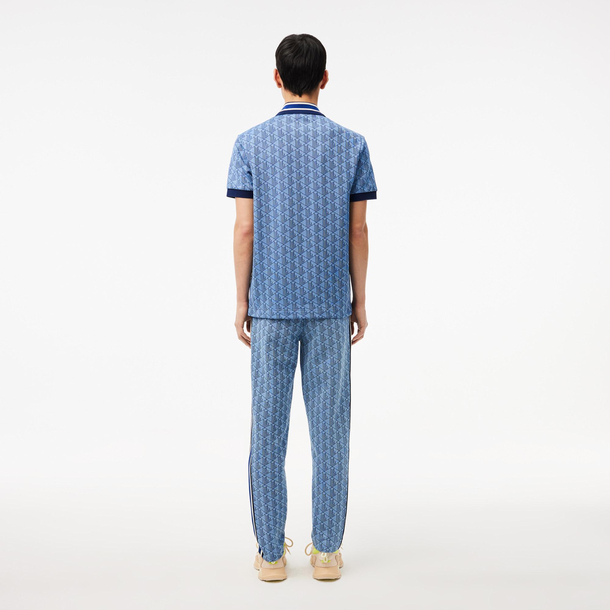 Lacoste Erkek Regular Fit Monogram Lacivert Eşofman Altı