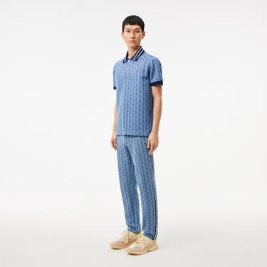  Lacoste Erkek Regular Fit Monogram Lacivert Eşofman Altı