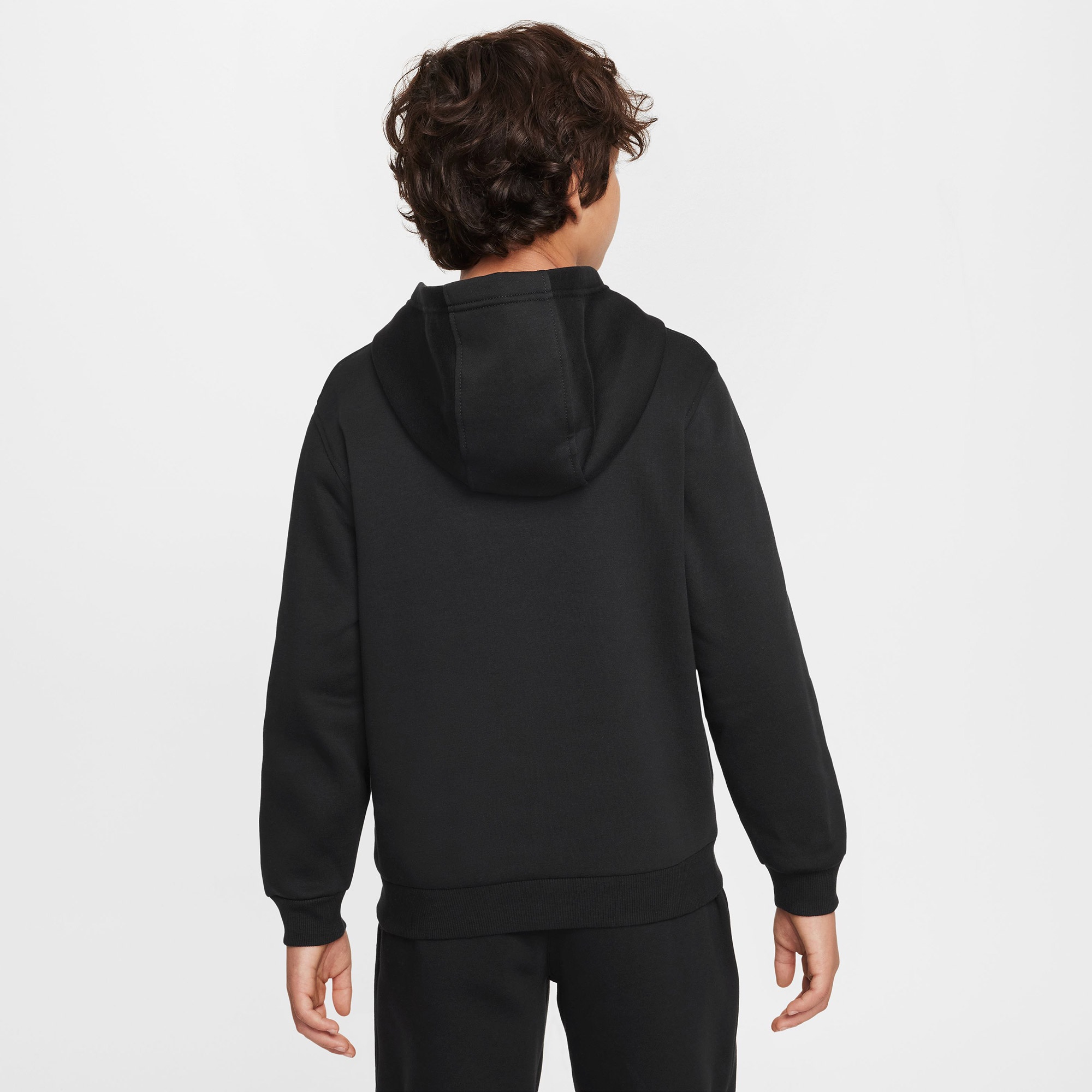 Nike Sportswear Club Fleece Çocuk Siyah Kapüşonlu Sweatshirt