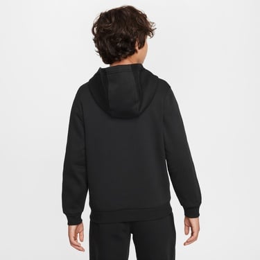  Nike Sportswear Club Fleece Çocuk Siyah Kapüşonlu Sweatshirt