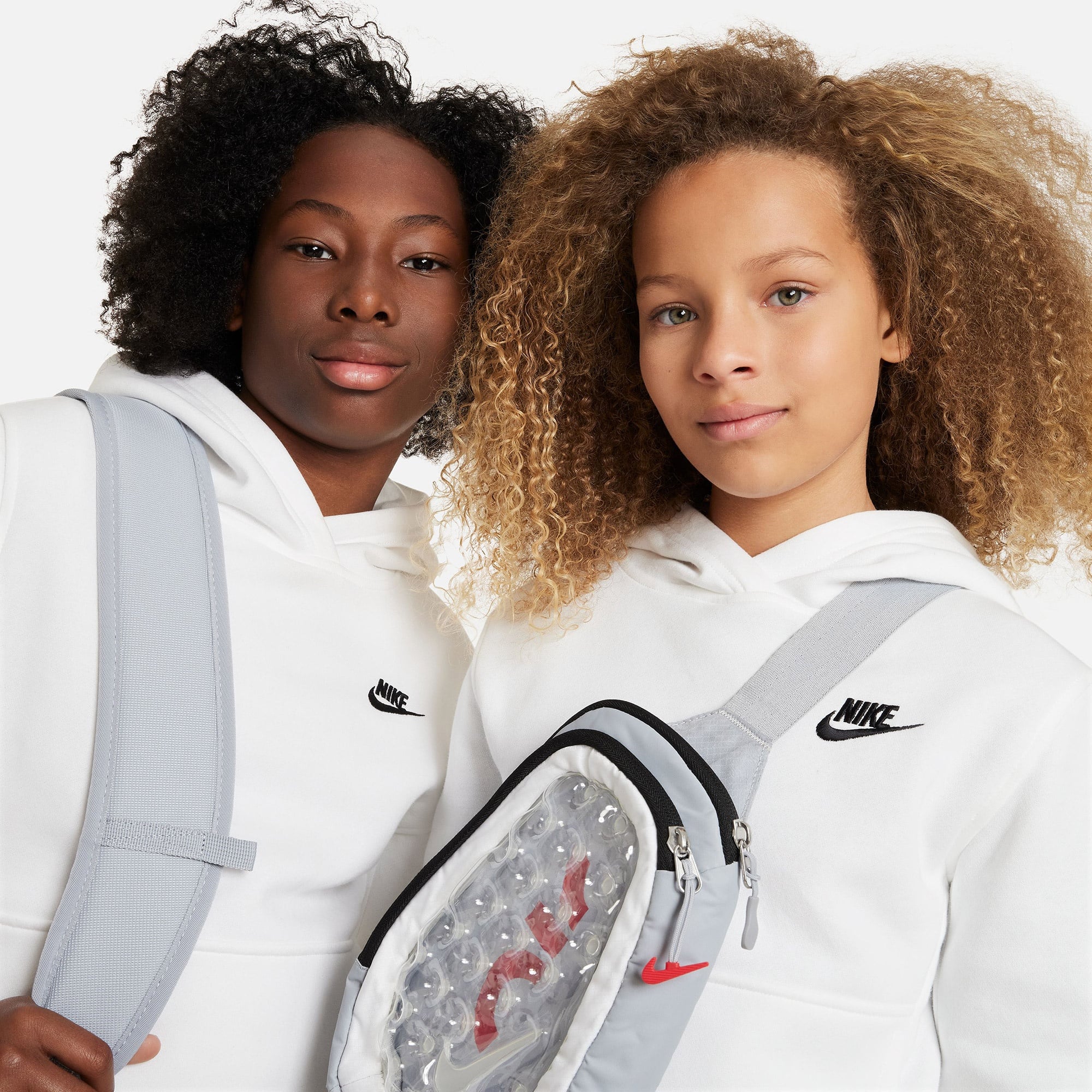 Nike Sportswear Club Fleece Çocuk Beyaz Kapüşonlu Hoodie