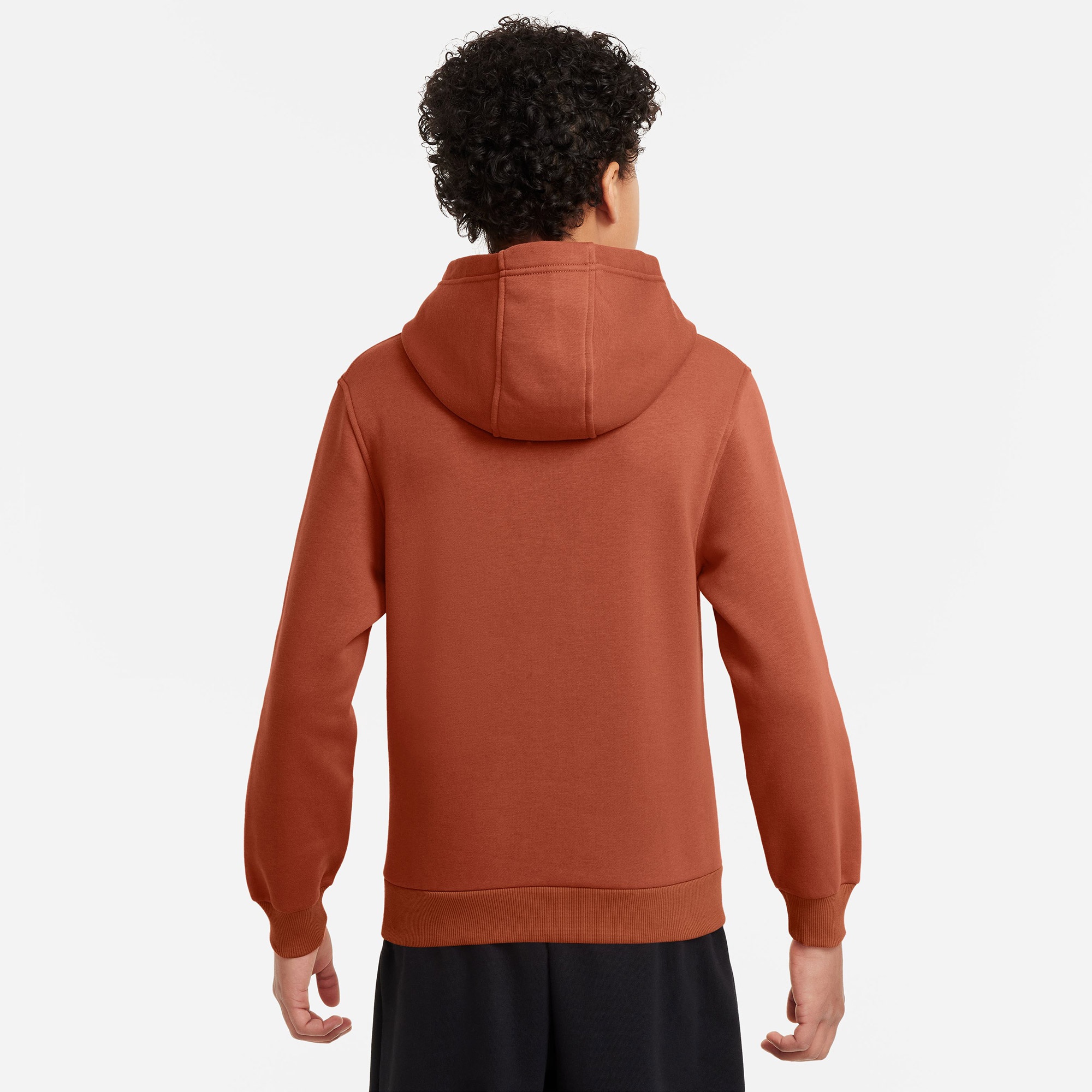Nike Sportswear Club Fleece Çocuk Turuncu Kapüşonlu Hoodie