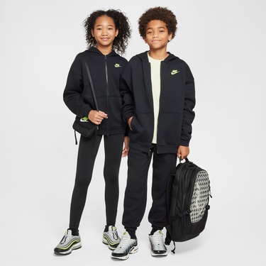  Nike Sportswear Club Fleece Çocuk Siyah Hoodie
