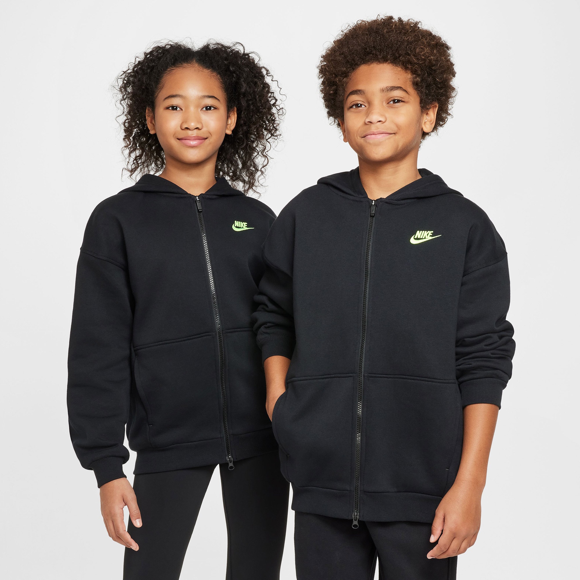 Nike Sportswear Club Fleece Çocuk Siyah Hoodie
