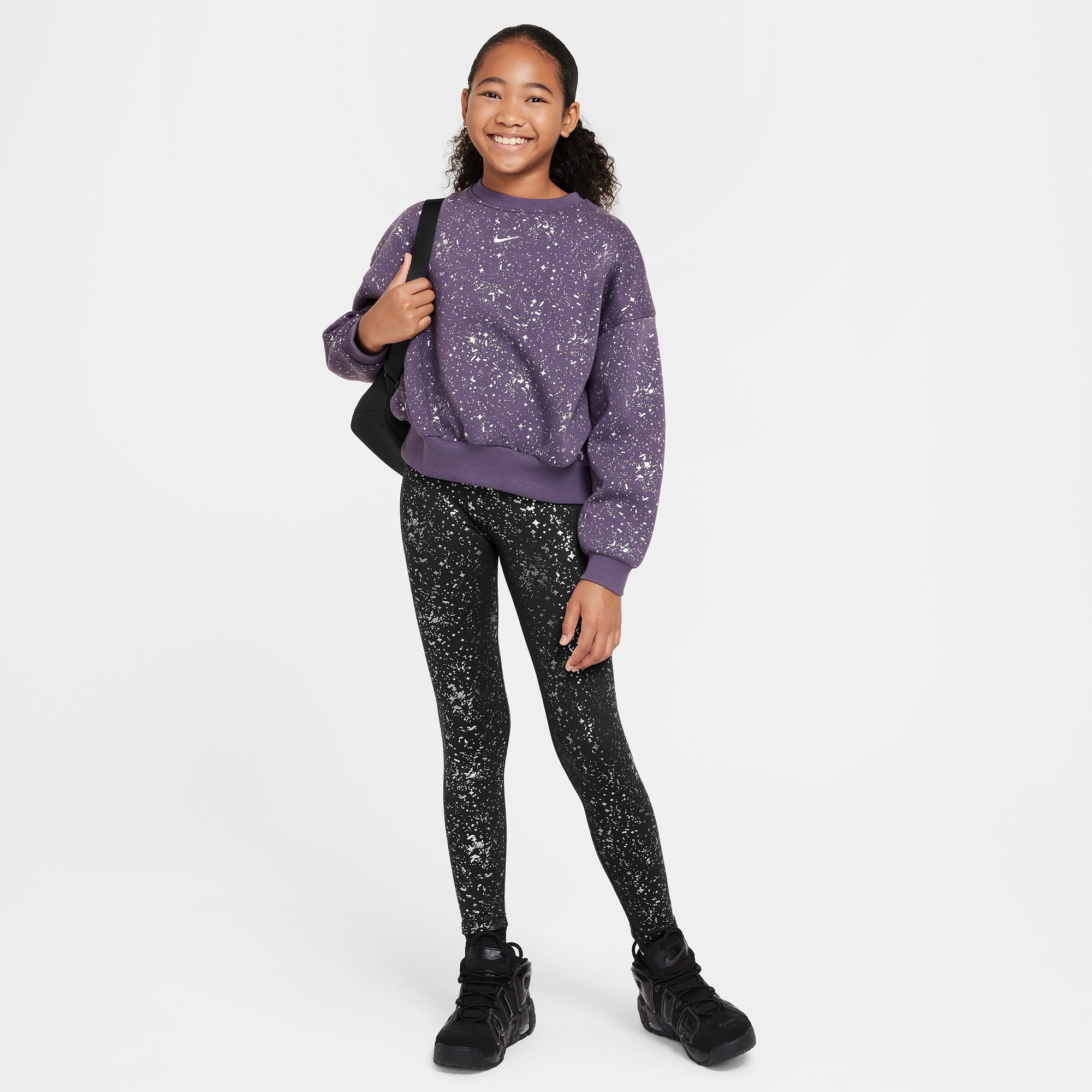 Nike Sportswear Club Fleece Çocuk Mor Sweatshirt