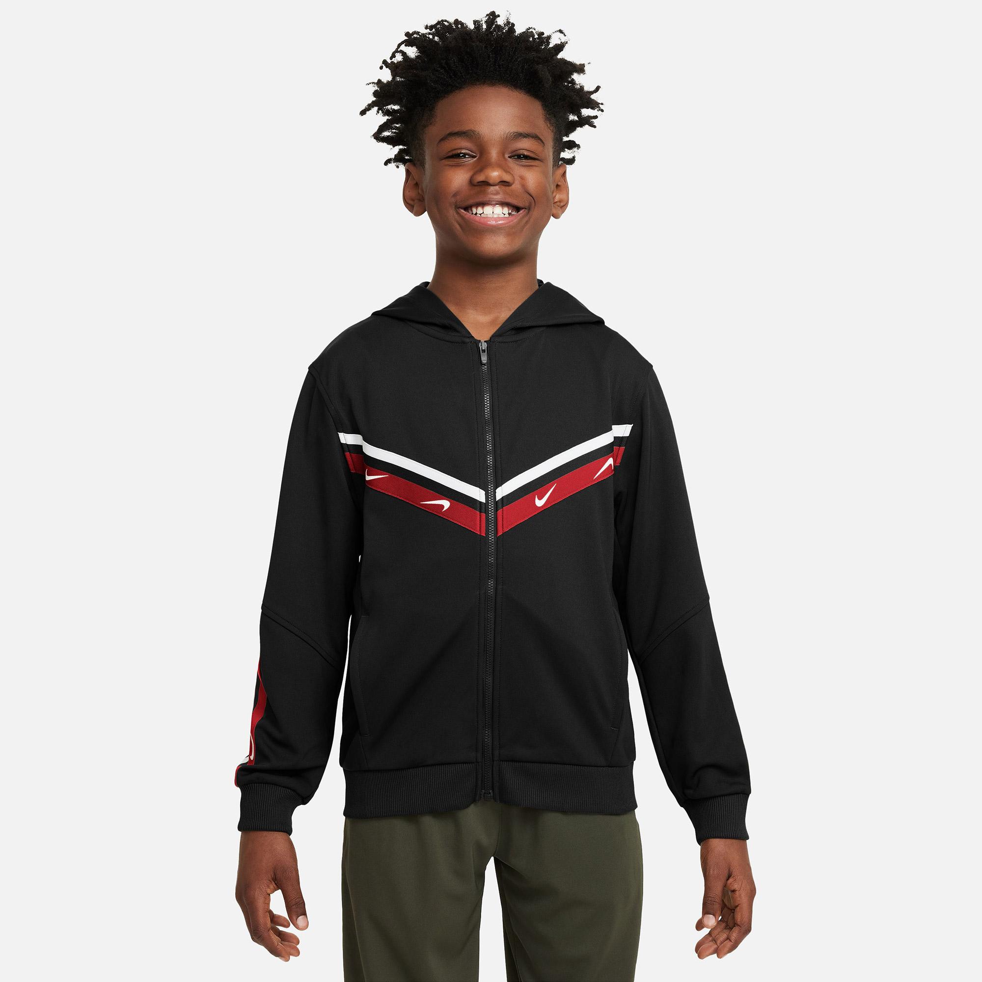 Nike Sportswear Club+ Çocuk Siyah Sweatshirt