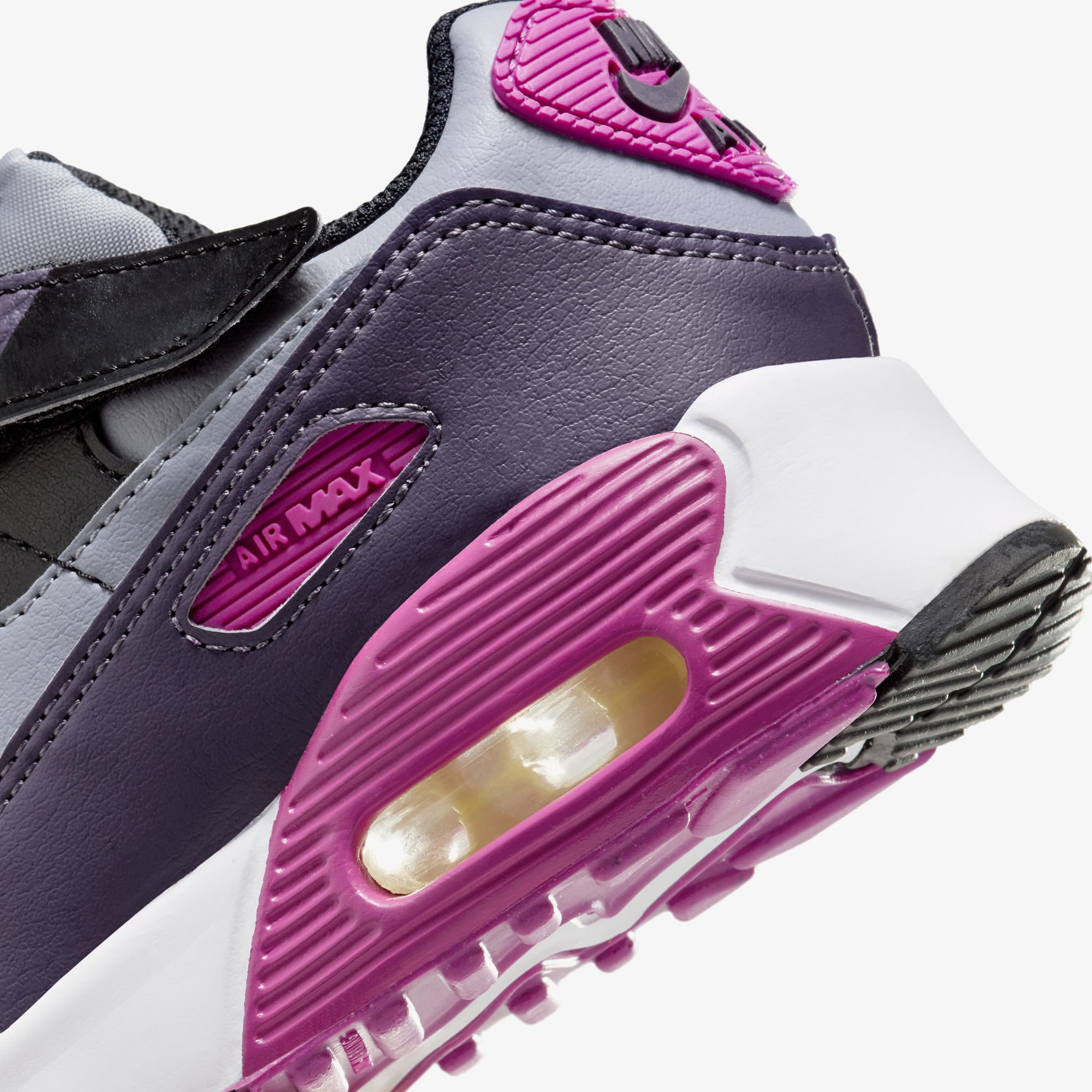 Nike Nike Air Max 90 EasyOn Çocuk Gri Spor Ayakkabı Sneaker | FashFed Gri - 10. görsel