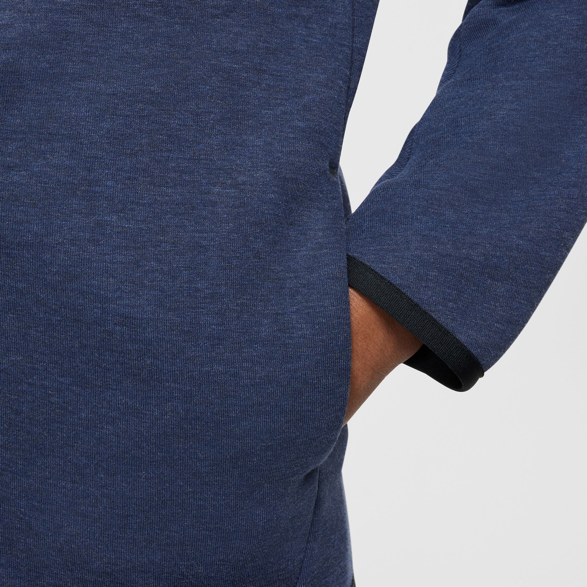 Nike Sportswear Tech Fleece Full Zip Çocuk Mavi Hoodie