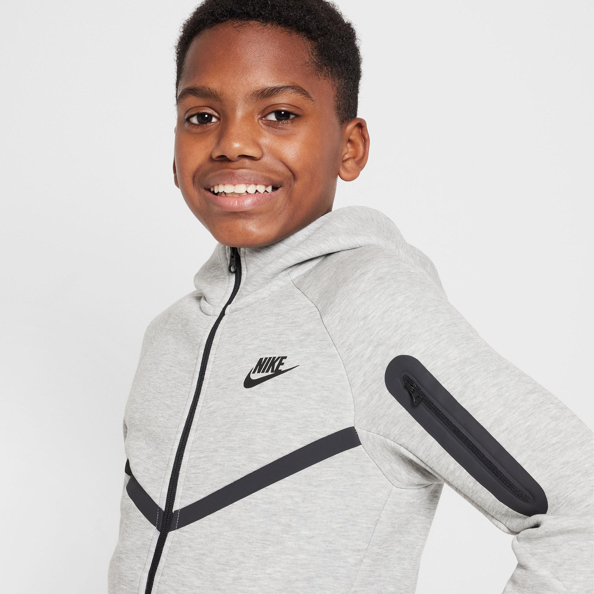 Nike Sportswear Tech Fleece Çocuk Gri Eşofman Üstü