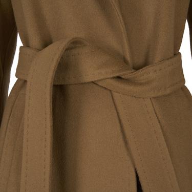  Capella Kahve Kadın Kürk Yakalı Pardösü