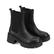 Kadın Siyah Topuklu Deri Bot
