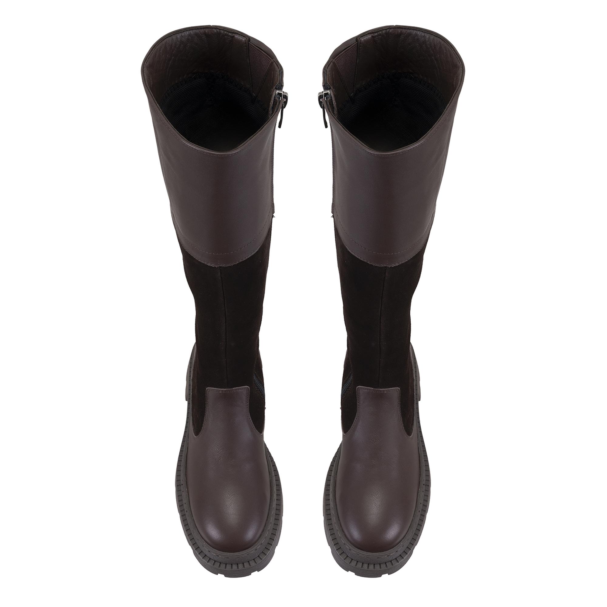 Kadın Kahve Deri Çizme