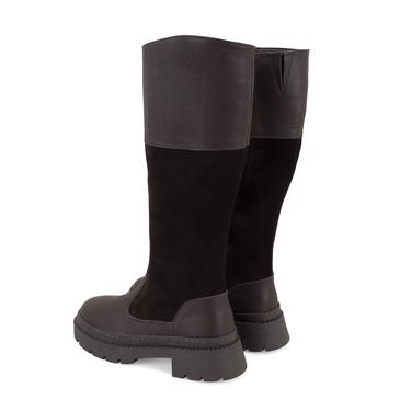  Kadın Kahve Deri Çizme