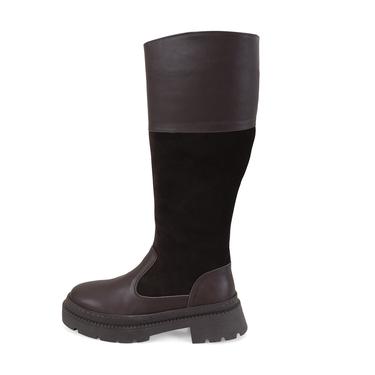  Kadın Kahve Deri Çizme