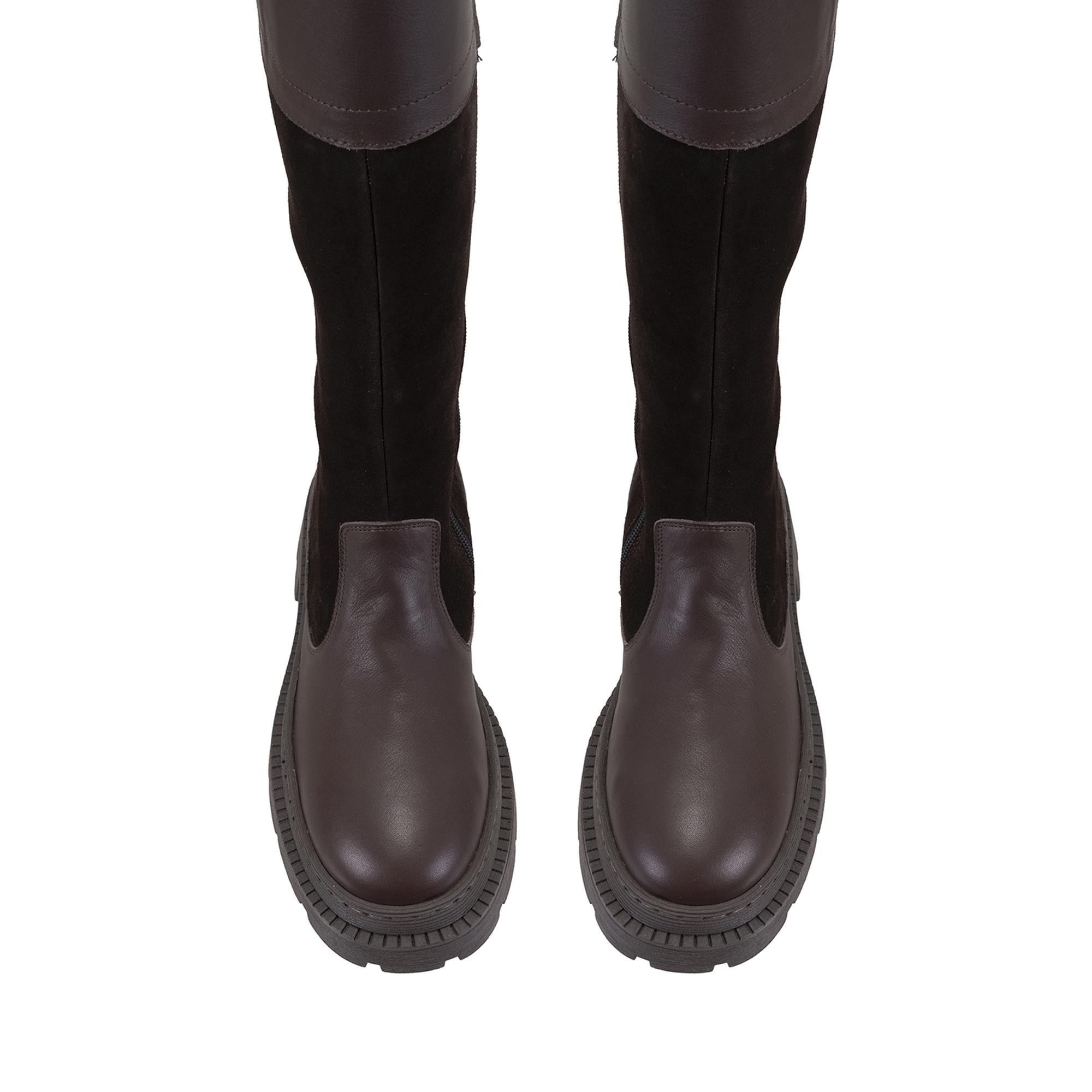 Kadın Kahve Deri Çizme