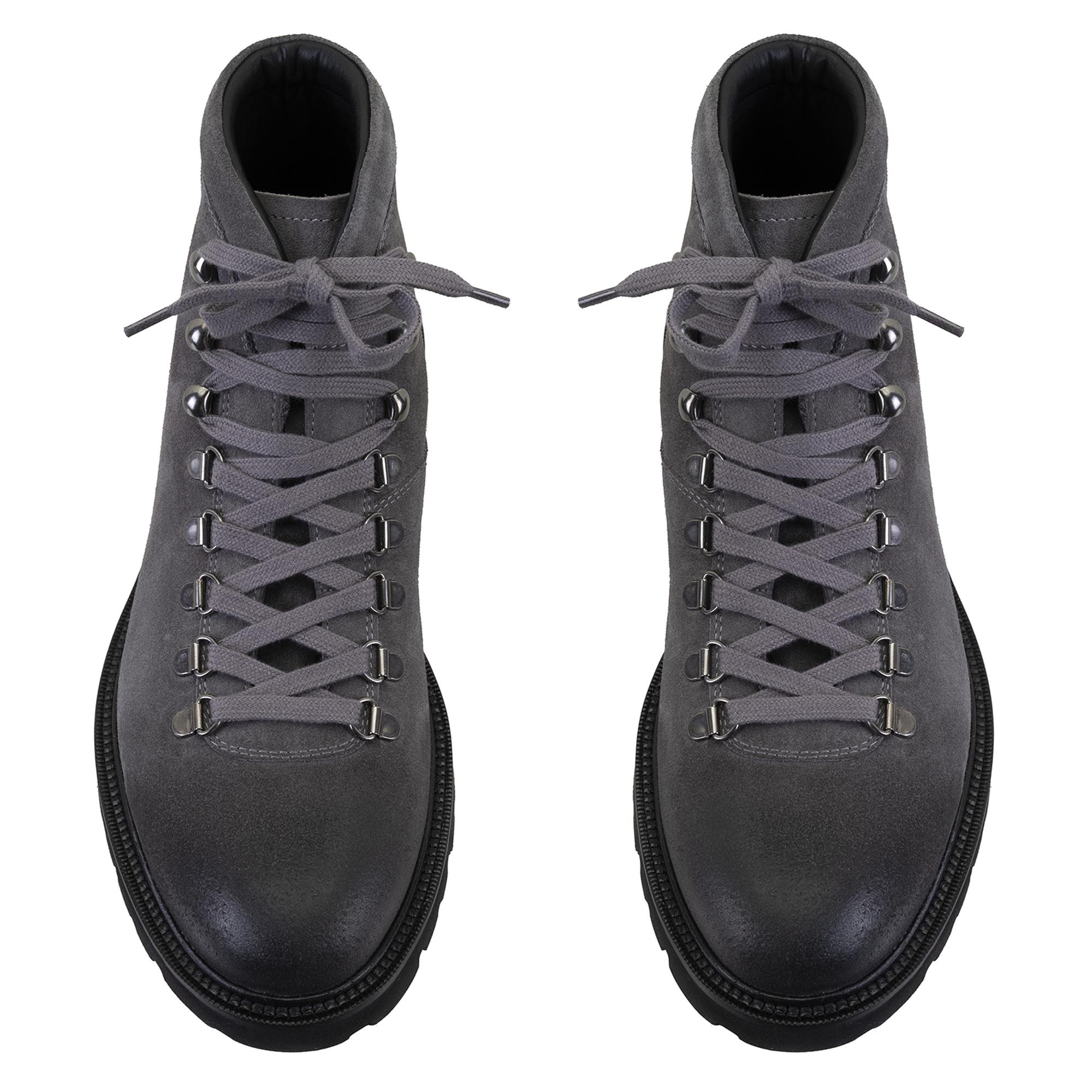 Keid Antrasit Erkek Süet Bağcıklı Bot