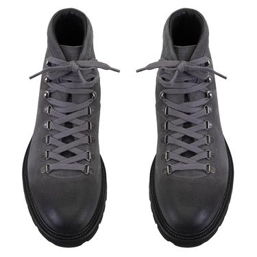  Keid Antrasit Erkek Süet Bağcıklı Bot