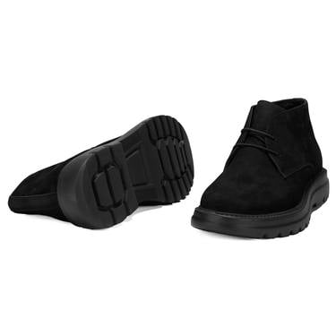  Selinda Siyah Erkek Deri Bot