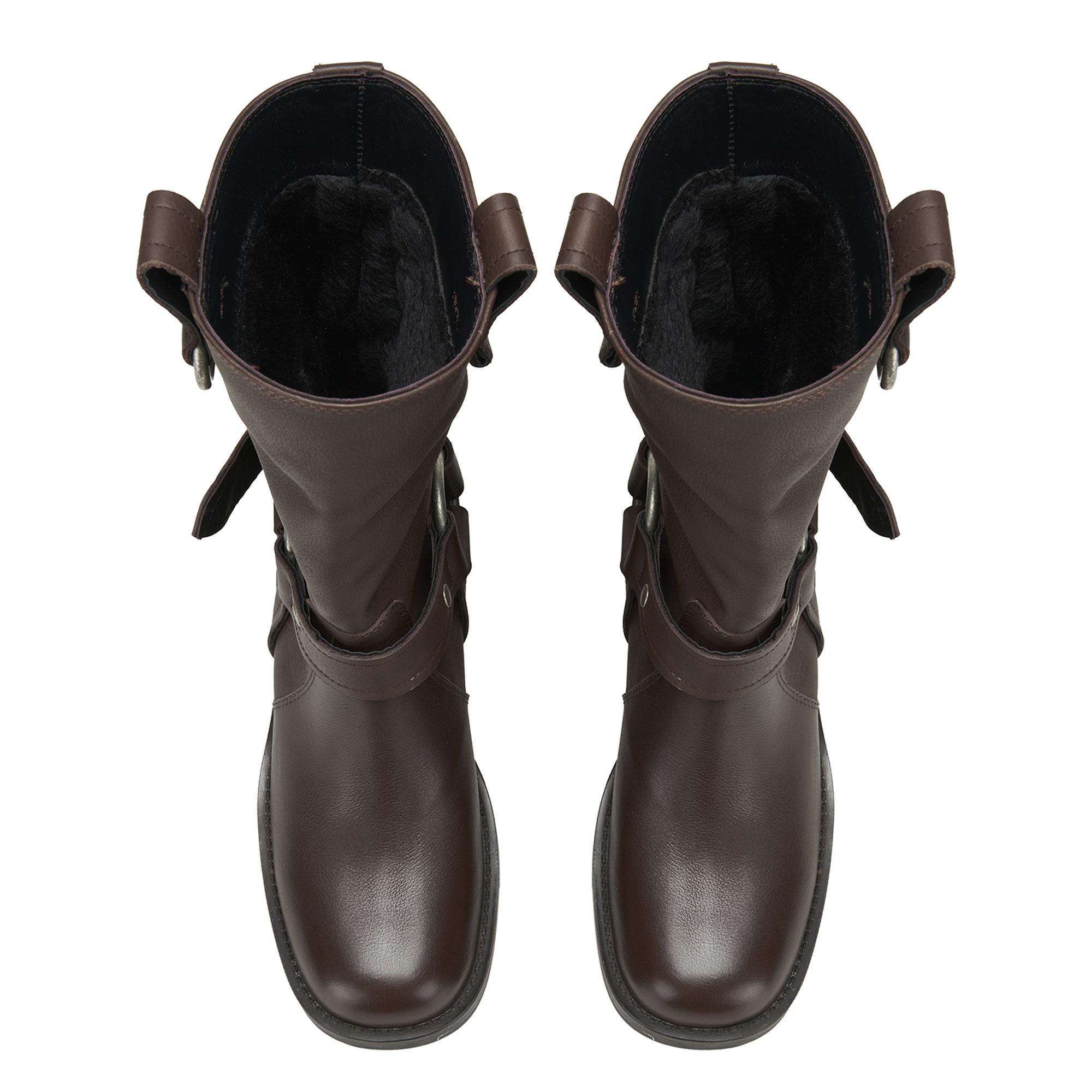 Kadın Deri Kovboy Çizme