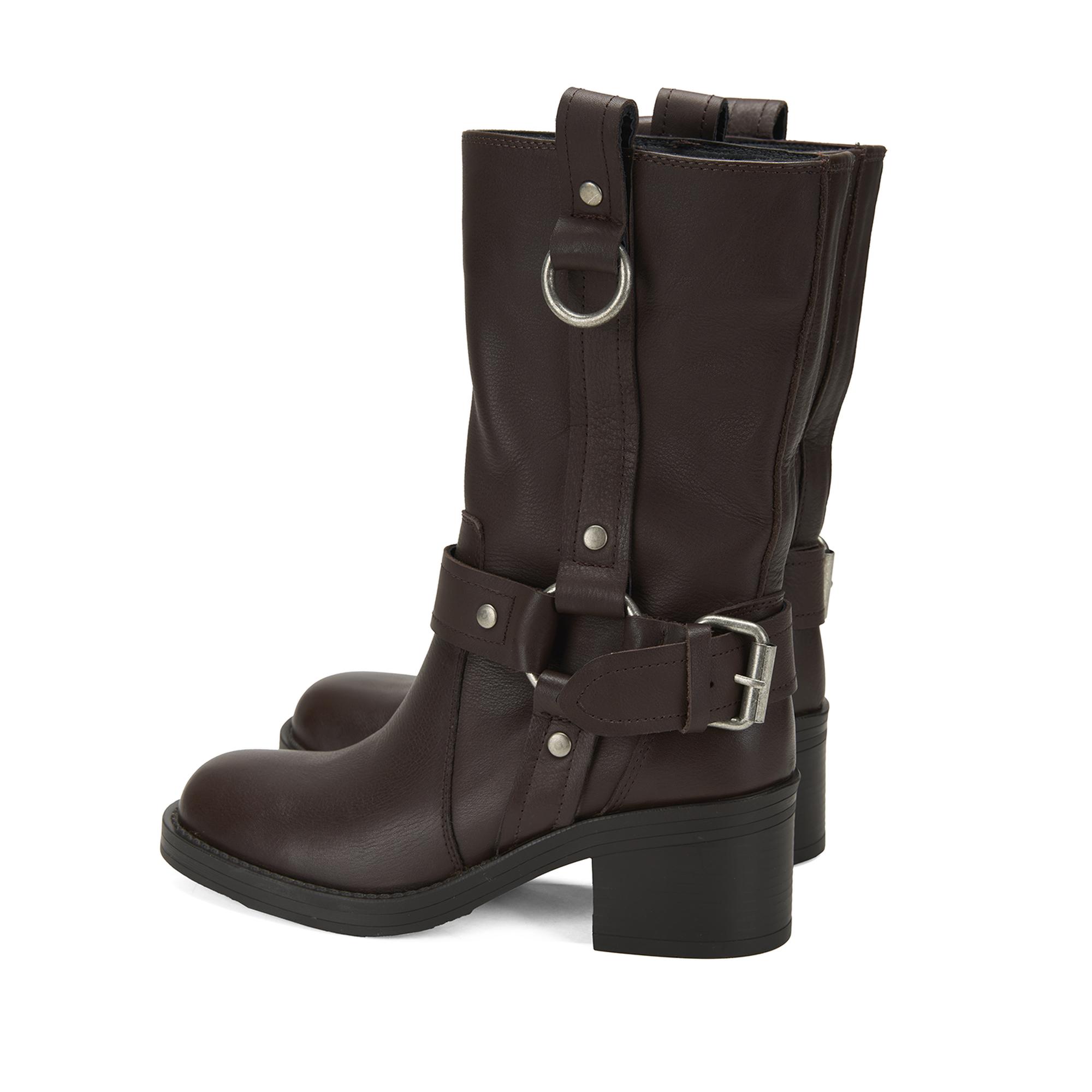 Kadın Deri Kovboy Çizme