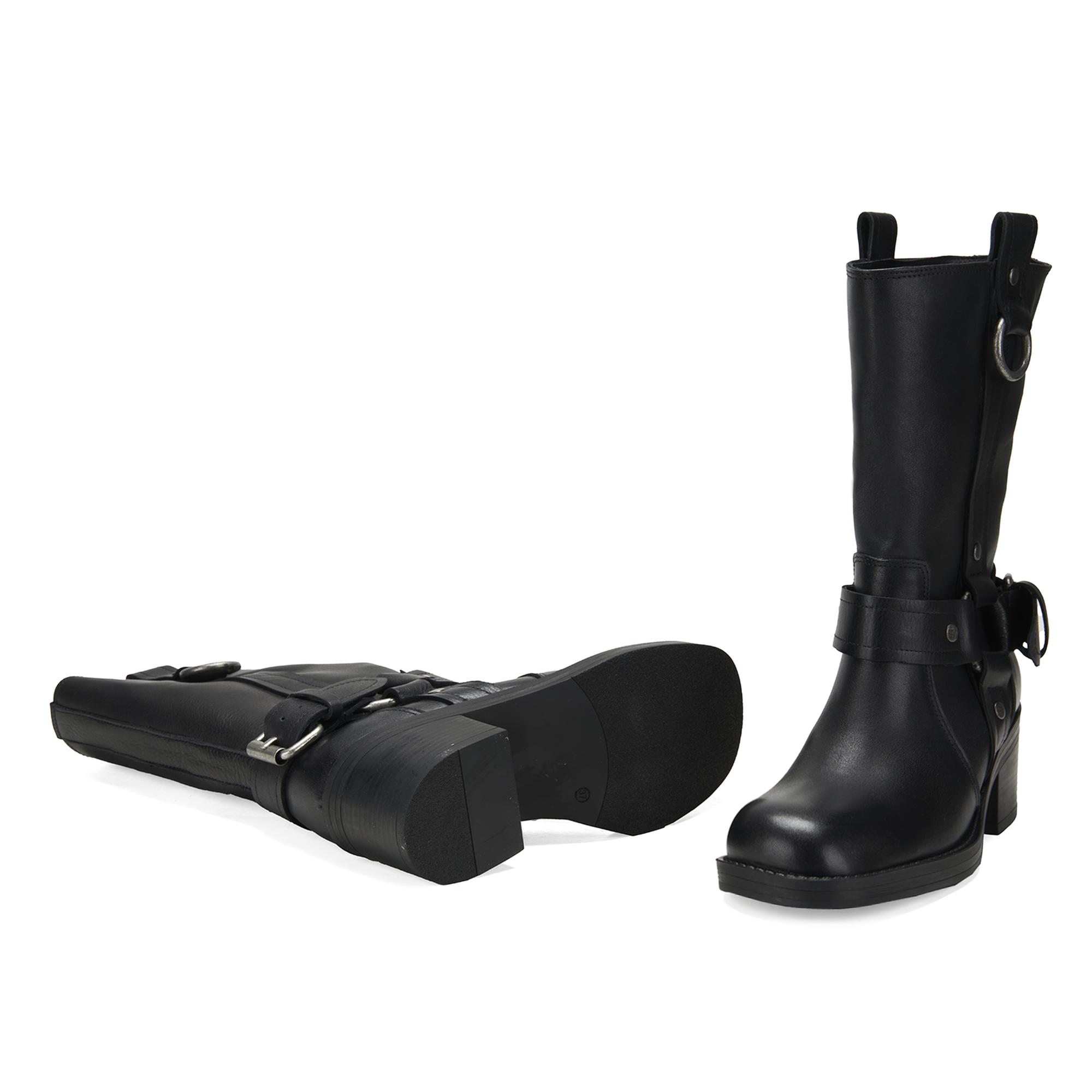 Kadın Deri Kovboy Çizme