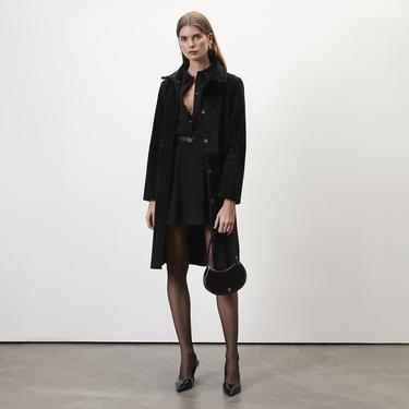  Kadın Siyah Mini Deri El Çantası