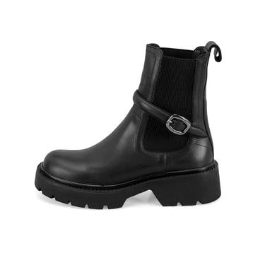  Kadın Siyah Toka Aksesuarlı Bot