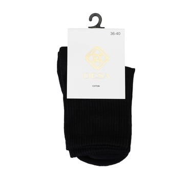  Siyah Kadın Bambu Tenis Çorap