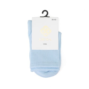  Mavi Kadın Bambu Tenis Çorap