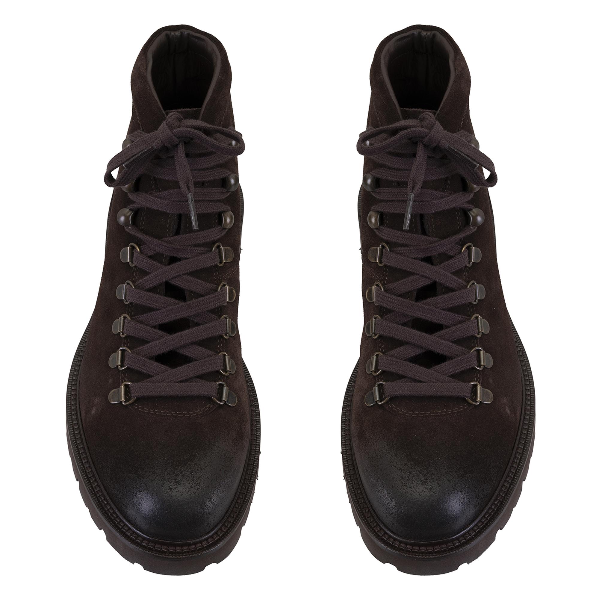 Keid Kahve Erkek Süet Bağcıklı Bot