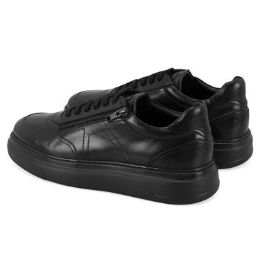  Sharonia Siyah Erkek Günlük Deri Ayakkabı