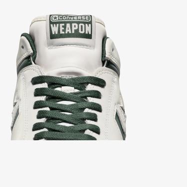  Converse Weapon Unisex Yeşil Deri Sneaker