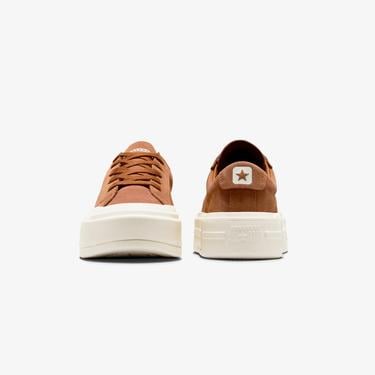  Converse Cruise Unisex Kahverengi Süet Platform Sneaker