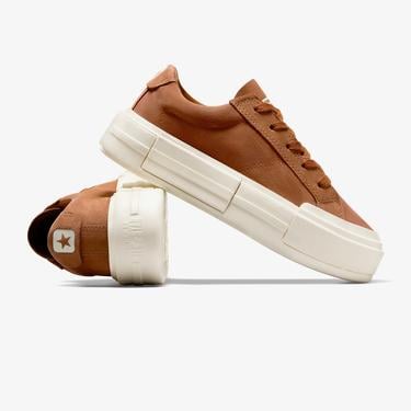  Converse Cruise Unisex Kahverengi Süet Platform Sneaker