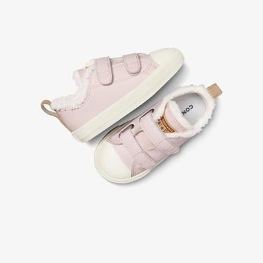  Converse Chuck Taylor All Star 2V Çocuk Pembe Deri Sneaker