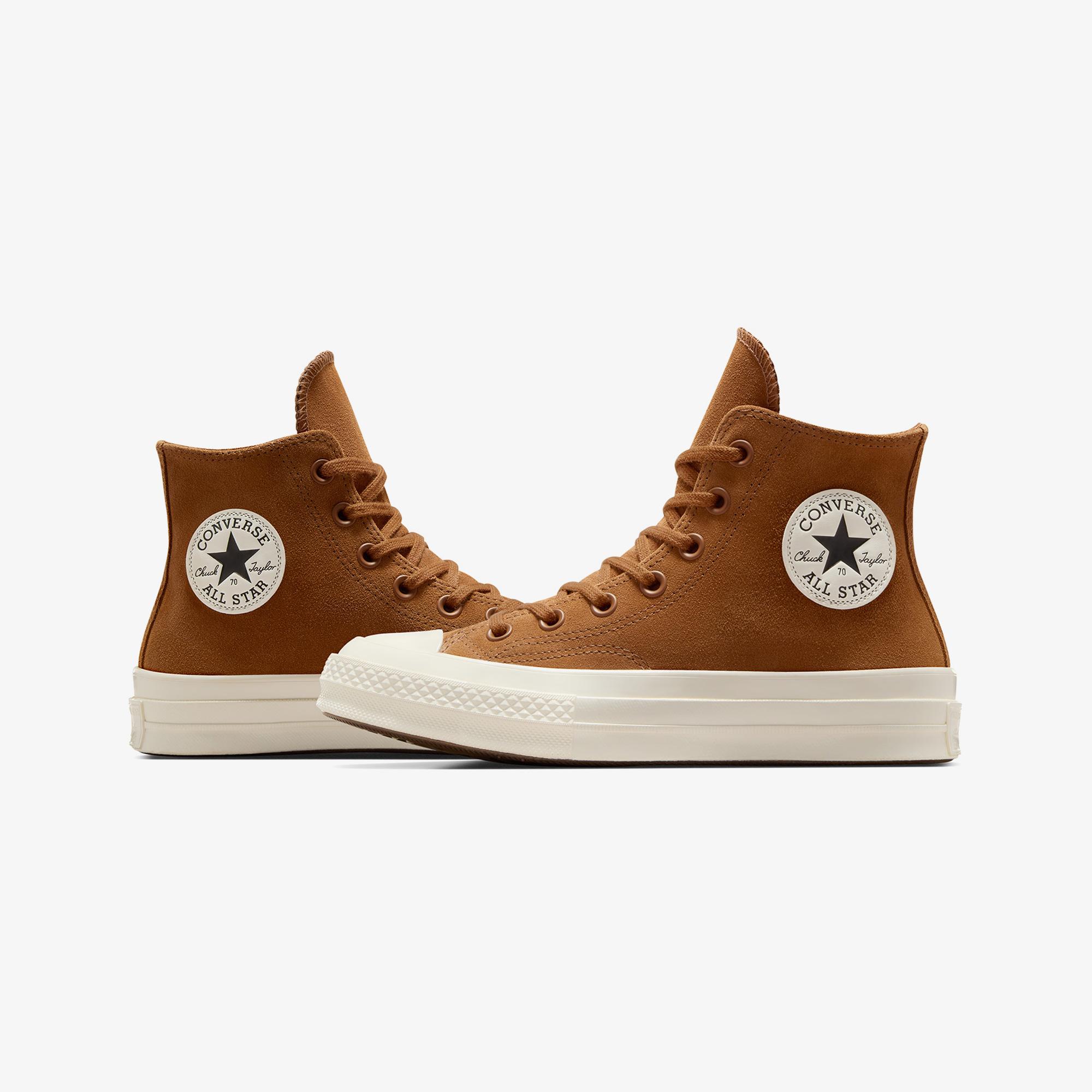 Converse Chuck 70 Unisex Kahverengi Süet Sneaker